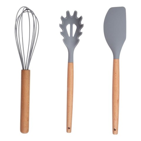 Alpina - Zestaw silikonowych przyborów kuchennych ze stojakiem 12 elementów Alpina