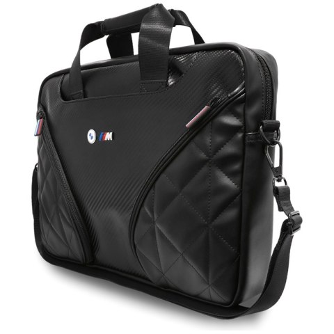 BMW Carbon Pockets & Metal Logo - Torba na notebooka 16" (czarny) BMW