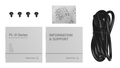 DeepCool PL550D moduł zasilaczy 550 W 20+4 pin ATX ATX Czarny DEEPCOOL