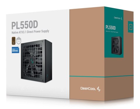 DeepCool PL550D moduł zasilaczy 550 W 20+4 pin ATX ATX Czarny DEEPCOOL