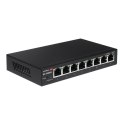 Edimax GS-5008E łącza sieciowe Zarządzany Gigabit Ethernet (10/100/1000) Czarny EDIMAX