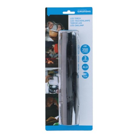 Grundig - Latarka aluminiowa LED 350 lumenów 6W Grundig