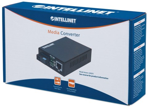 INTELLINET MEDIA KONWERTER GIGABIT ETHERNET NA SLOT SFP 510493 Intellinet