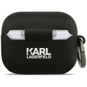 Karl Lagerfeld Silicone Choupette Head 3D - Etui AirPods Pro 3 (czarny) Karl Lagerfeld