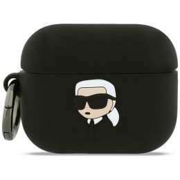 Karl Lagerfeld Silicone Karl Head 3D - Etui AirPods Pro 3 (czarny) Karl Lagerfeld