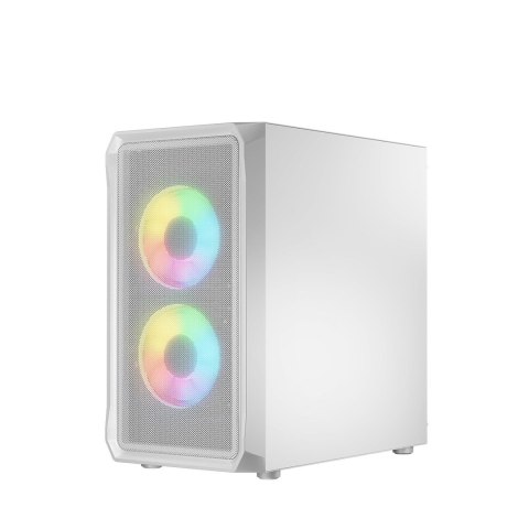 LOGIC OBUDOWA PORTOS ARGB MINI USB 3.0 WHITE LOGIC