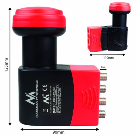 MCTV-671 Konwerter satelitarny quad High Gain