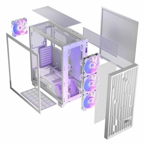 MODECOM OBUDOWA VOLCNO PERUN APEX ARGB MIDI WHITE MODECOM