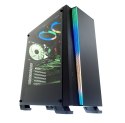 Obudowa IBOX WIZARD 4 GAMING OW4 (ATX; kolor czarny) IBOX
