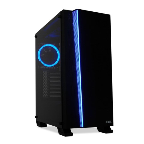 Obudowa IBOX WIZARD 4 GAMING OW4 (ATX; kolor czarny) IBOX