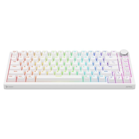 SAVIO KLAWIATURA MECHANICZNA ASTRAL WHITE OUTEMU WHITE JADE RGB SAVIO