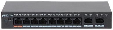 SWITCH POE PFS3010-8ET-96-V2 8-PORTOWY DAHUA DAHUA