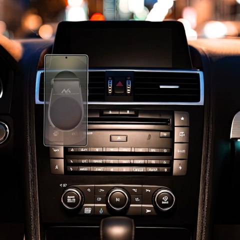 Samochodowy uchwyt do telefonu Maclean, magnetyczny, uniwersalny, do kratki went., materiał wykonania ABS, MC-326

"