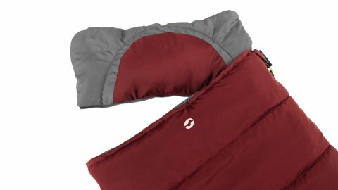 Śpiwór dla dziecka Outwell Contour Junior (140 cm) - red/grey No name