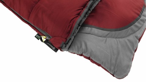 Śpiwór dla dziecka Outwell Contour Junior (140 cm) - red/grey No name