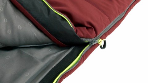 Śpiwór dla dziecka Outwell Contour Junior (140 cm) - red/grey No name