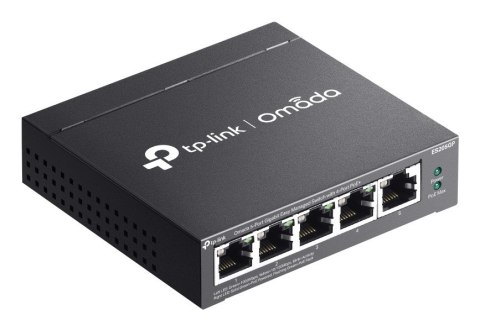 TP-Link Omada ES205G Zarządzany Gigabit Ethernet (10/100/1000) Obsługa PoE Czarny TP-LINK