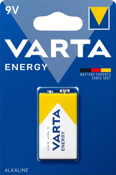 BATERIA ALKALICZNA VARTA Hi-voltage 9V (typ6LR61)) ENERGY 1szt VARTA