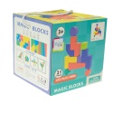 Large wooden blocks Sorter mosaic geometric puzzle