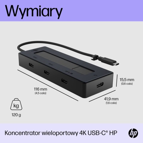 HP 4K USB-C Multiport Hub (EU) Hewlett-Packard