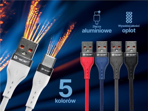 Kabel TRACER USB A - Typ C 1m BK TRACER