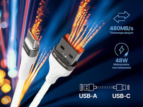 Kabel TRACER USB A - Typ C 1m WH TRACER