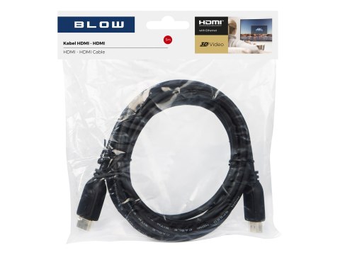 Przyłącze hdmi-hdmi 5m zawieszka Blow