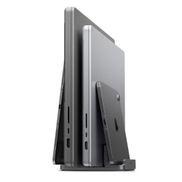 Spigen LD208S4 Vertical Laptop Stand - Aluminiowy organizer / stojak na 4 urządzenia (Space Grey) Spigen