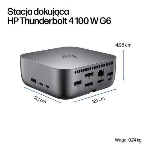 Stacja dokująca HP Thunderbolt 4 100W G6 Dock Hewlett-Packard