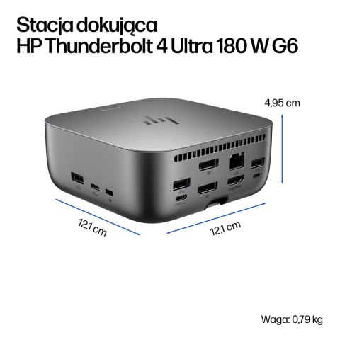 Stacja dokująca HP Thunderbolt 4 Ultra 180W G6 Dock Hewlett-Packard