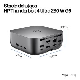 Stacja dokująca HP Thunderbolt 4 Ultra 280W G6 Dock Hewlett-Packard