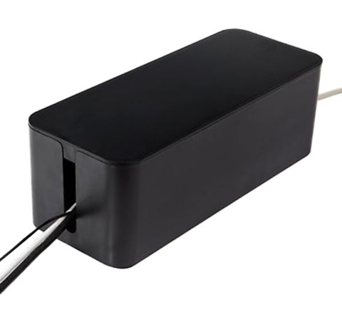 AG381A Organizer na kable listwy czarny ATL