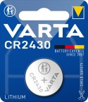 BATERIA LITOWA 3V CR2430 VARTA 1szt VARTA