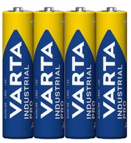 BATERIA VARTA Alkaliczna INDUSTRIAL PRO AAA LR03 Folia 4szt 1,5V VARTA
