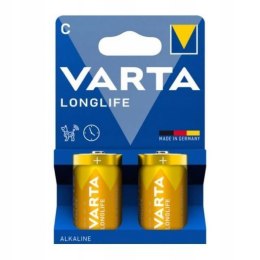 BATERIE ALKALICZNE VARTA R14 (typC) LONGLIFE 2szt NEW VARTA