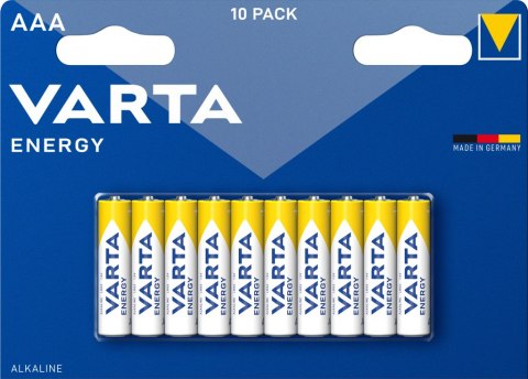 BATERIE ALKALICZNE VARTA R3 (AAA) ENERGY 10szt VARTA