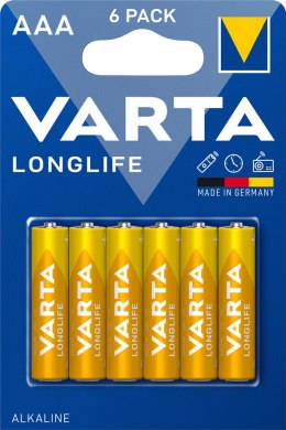 BATERIE ALKALICZNE VARTA R3 (AAA) LONGLIFE 6szt VARTA