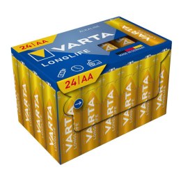 BATERIE ALKALICZNE VARTA R6 (AA) LONGLIFE 24szt NEW VARTA