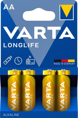 BATERIE ALKALICZNE VARTA R6 (AA) LONGLIFE 4szt VARTA