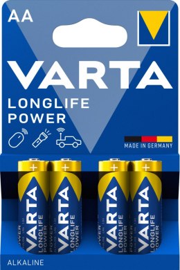 BATERIE ALKALICZNE VARTA R6 (AA) LONGLIFE POWER 4szt VARTA