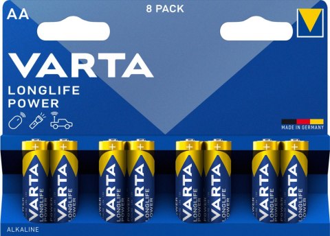 BATERIE ALKALICZNE VARTA R6 (AA) LONGLIFE POWER 8szt VARTA