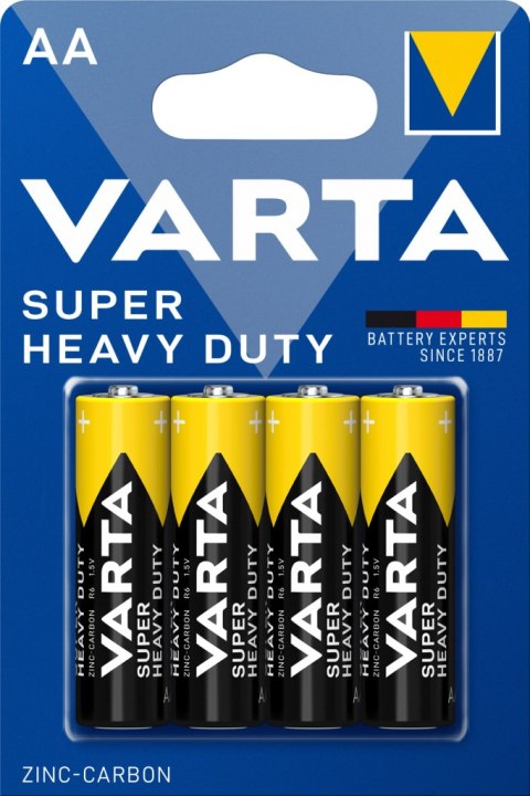 BATERIE CYNKOWE VARTA R6 (AA) SUPER HEAVY DUTY 4szt VARTA