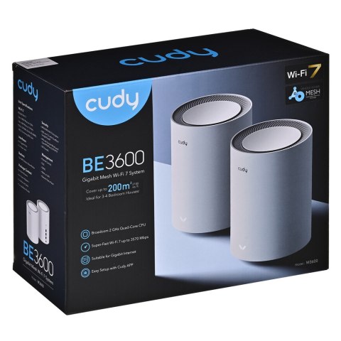 CUDY M3600(2-Pack) Dwuzakresowy BE3600 CUDY