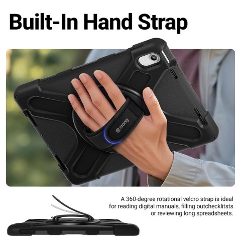 Crong Defender Plus - Pancerne etui Samsung Galaxy Tab Active5 Pro 10.1" (czarny) Crong