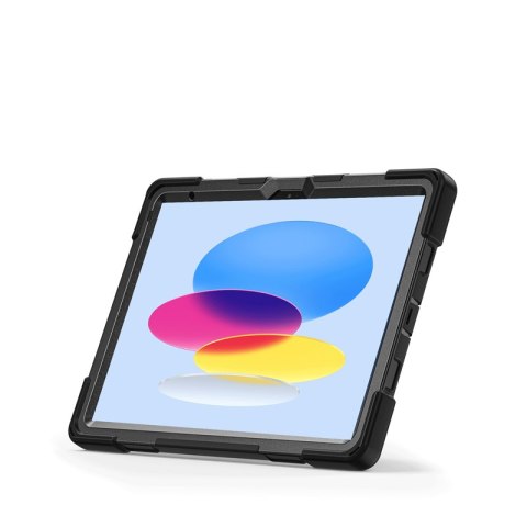 Crong Defender Plus - Pancerne etui iPad 11" A16 (2025) / 10.9" (2022) (czarny) Crong