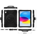Crong Defender Plus - Pancerne etui iPad 11" A16 (2025) / 10.9" (2022) (czarny) Crong