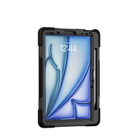 Crong Defender Plus - Pancerne etui iPad Air 11" M3 (2025) / M2 (2024) (czarny) Crong