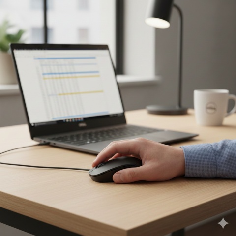 Dell | Mysz laserowa | MS3220 | przewodowa | przewodowa - USB 2.0 | czarna