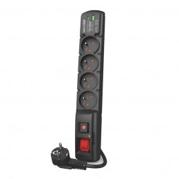 FILTR PRZECIWPRZEPIĘCIOWY ACAR F4 czarny 1,5M USB A+C (szybka ładowarka) W2439 HSK ACAR