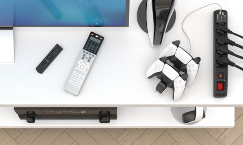 FILTR PRZECIWPRZEPIĘCIOWY ACAR F4 czarny 1,5M USB A+C (szybka ładowarka) W2439 HSK ACAR